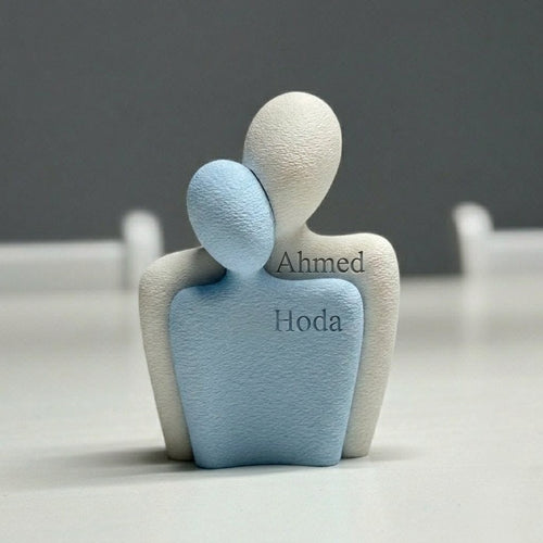 Couple Textured Statue