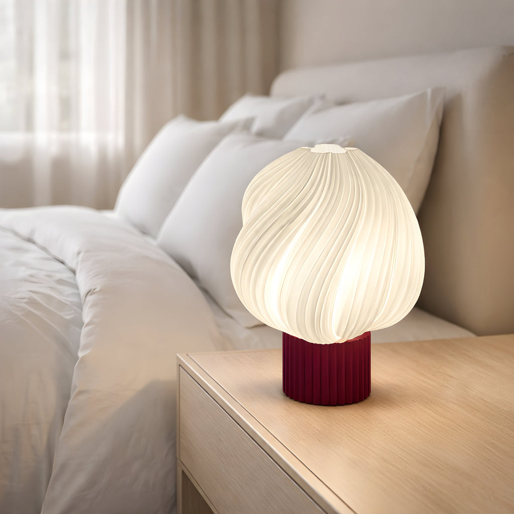 Spiral Lamp - Warm Ambient Light with Artistic Form