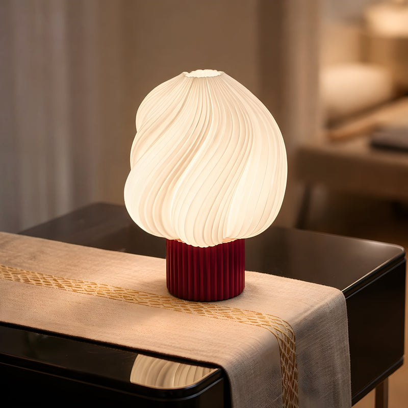Spiral Lamp - Warm Ambient Light with Artistic Form