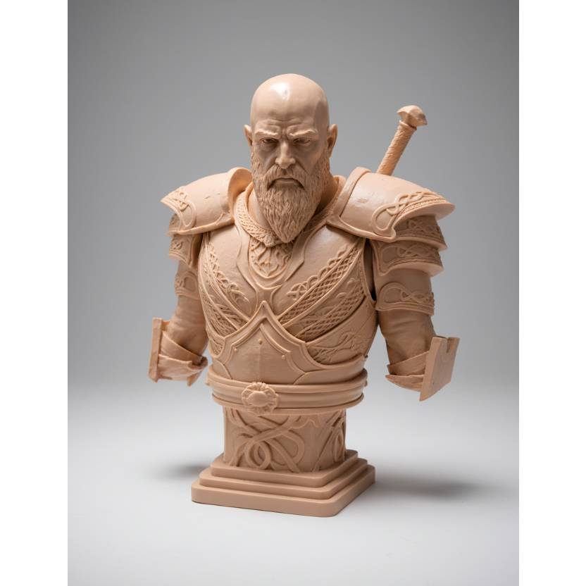 Kratos Bust - God of War Norse Armor Edition