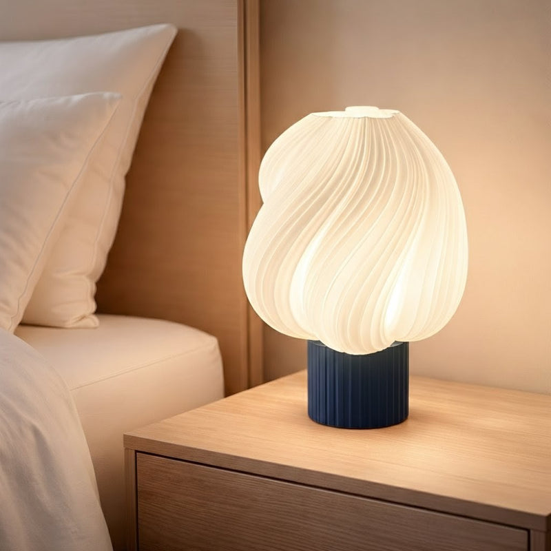 Spiral Lamp - Warm Ambient Light with Artistic Form
