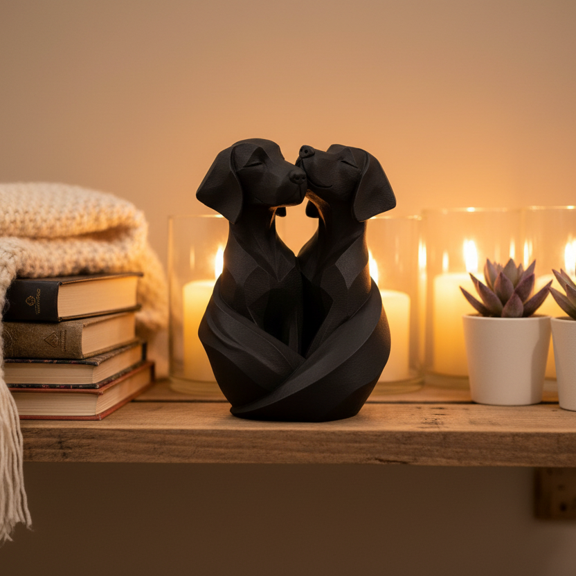 Labradors in love