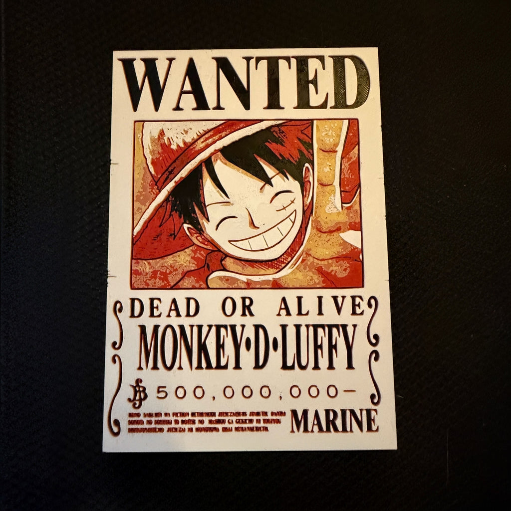 One Piece Anime - Wanted Poster